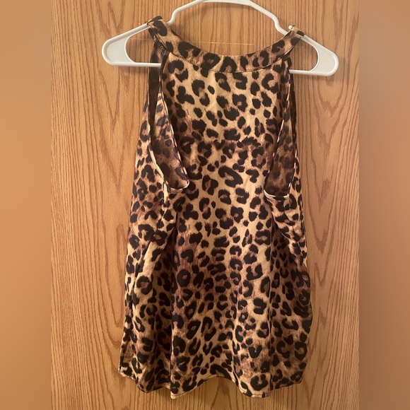 Leopard Print Halter Top - Picture 2 of 3